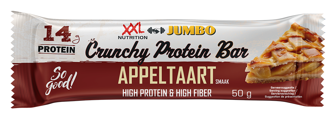 Crunchy Protein Bar Appeltaart