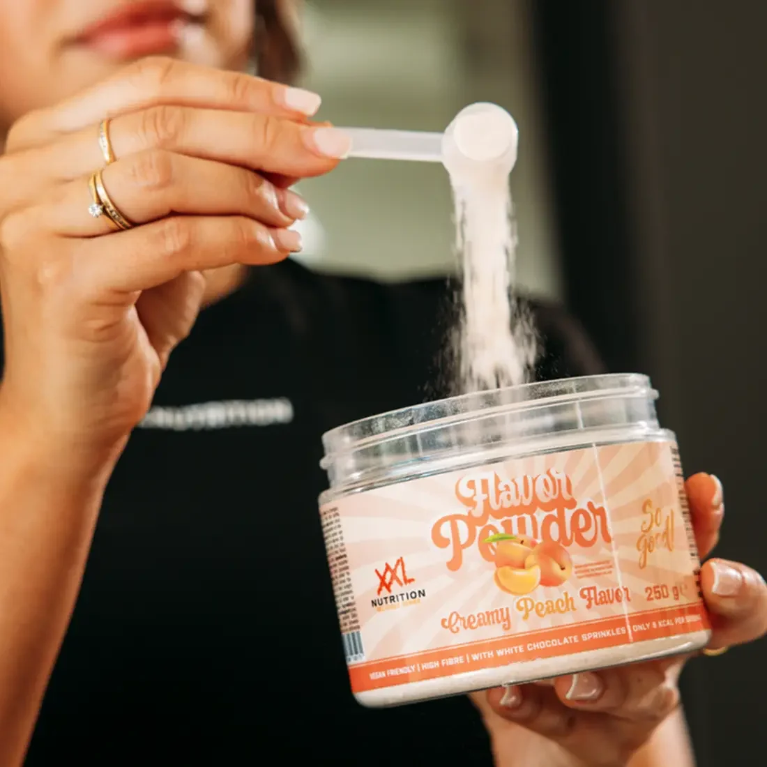 Schepje Flavor Powder uit de pot