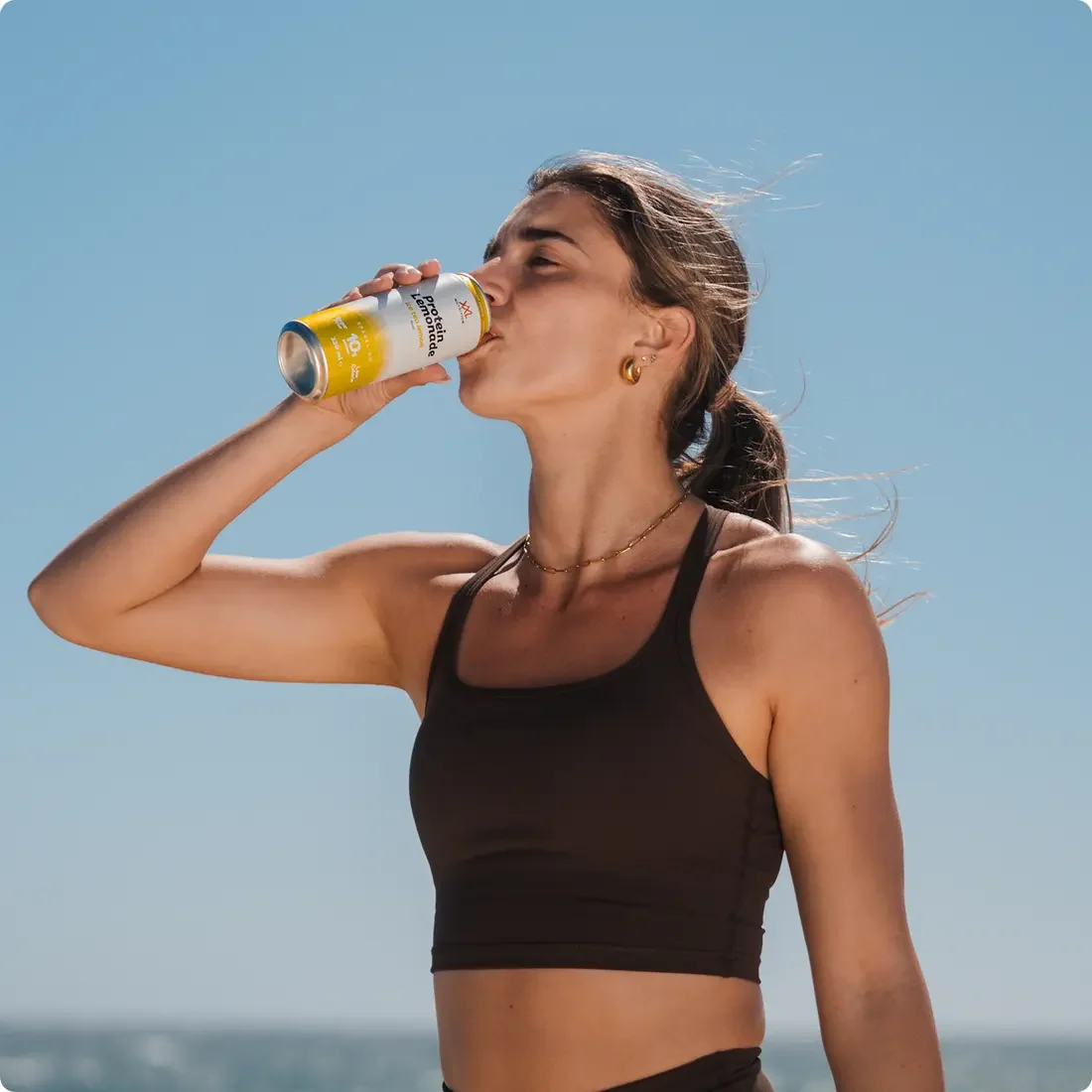 Protein Lemonade drinken na het sporten