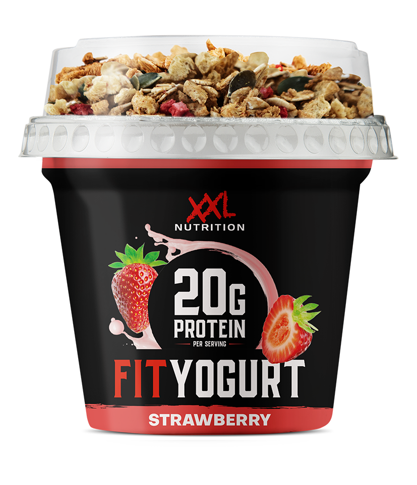 XXL Fit Yoghurt Aardbei Granola